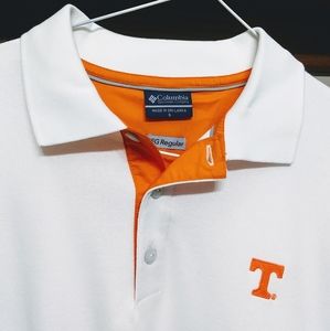 🏈University of Tennessee Columbia brand mens polo
